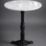 MESA CON TABLERO SIMIL MÁRMOL CARRARA – EXCLUSIVO SOLRED