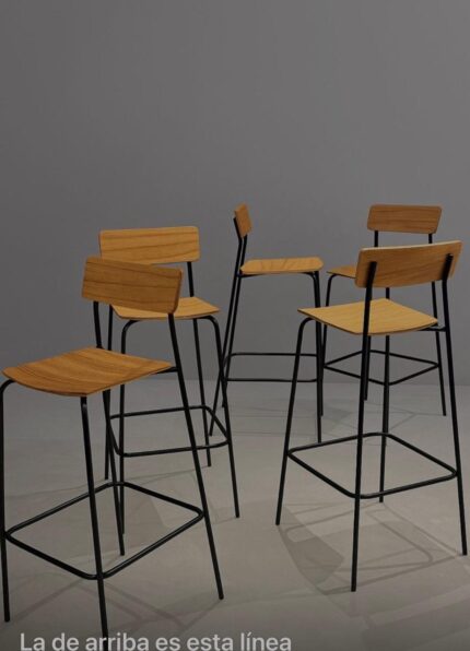 banquetas madera solred