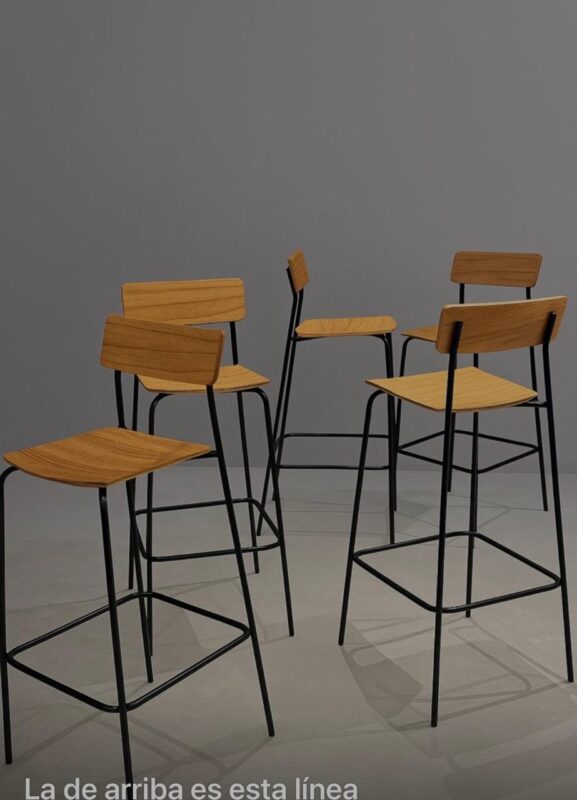 banquetas madera solred